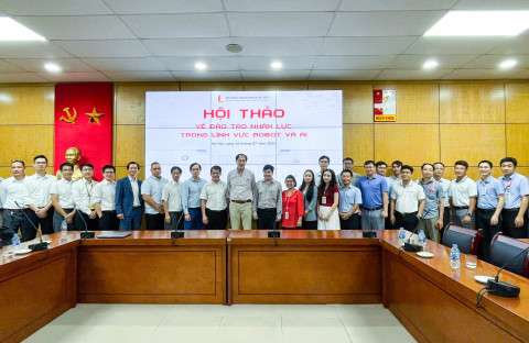 ETEK tham gia hội thảo đào tạo nhân lực robot & AI trong tự động hóa tại Đại học Bách Khoa